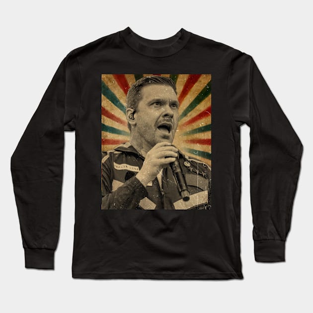 Brent Smith - Vocalist Shinedown Long Sleeve T-Shirt by Janji Joni